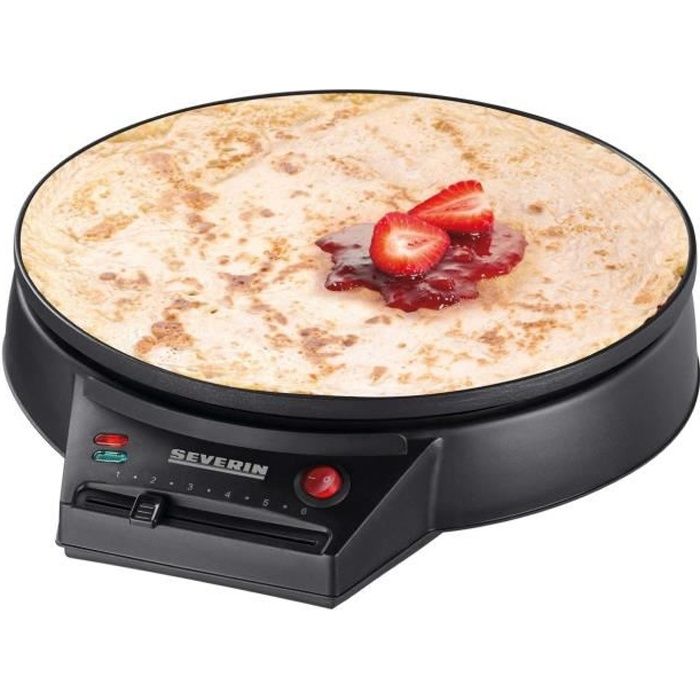 Crêpière SEVERIN - CM2198 - Diamètre 30cm - Thermostat réglable - 1000W