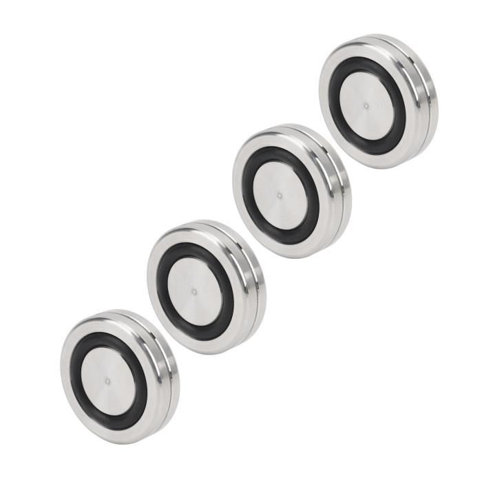 Lazmin Coussinets de base de cône de haut-parleur résistant aux chocs, 4 paires de haut-parleurs en cuivre Pike Enceinte Audio Amplificateur Solution Support Cône Pieds