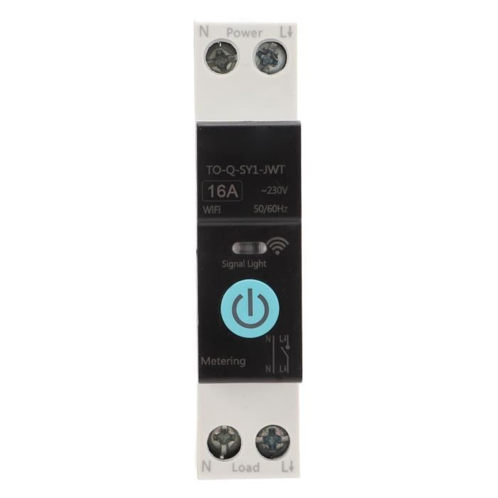 Disjoncteur Din Rail - SONEW - 16A - WIFI Intelligent - Télécommande - Protection Sûre