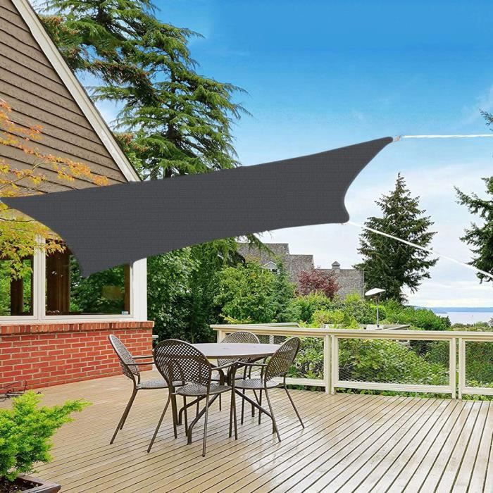 Voile D'ombrage Triangle 3x4 Farbrich Voile D'ombrage Triangulaire 3x4x5m - Protection UV 95% Protection UV Jardin Voile D'ombrage Triangle 3x4 Farbrich Voile D'ombrage Triangulaire 3x4x5m - Protection UV 95% Protection UV Jardin