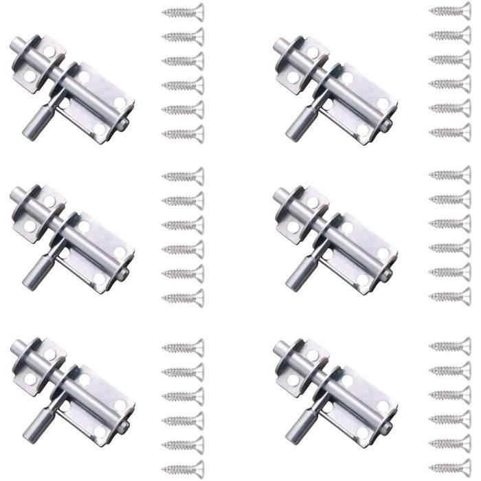 Serrure à Cadenas Avec Fermoir Et Loquet - En Acier Inoxydable, Marque Uxcell (Neuf)