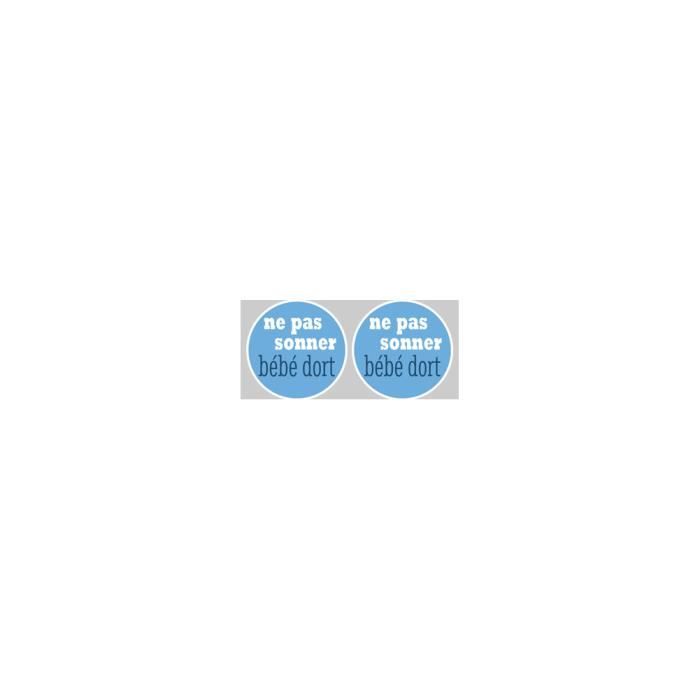 Bebe Puericulture Sticker Autocollant 10cm Ne Pas Sonner Bebe Dort Garcon As