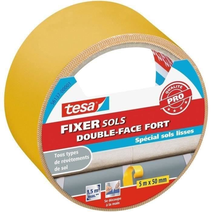 TESA Fixation sols double face fort 5mx50mm