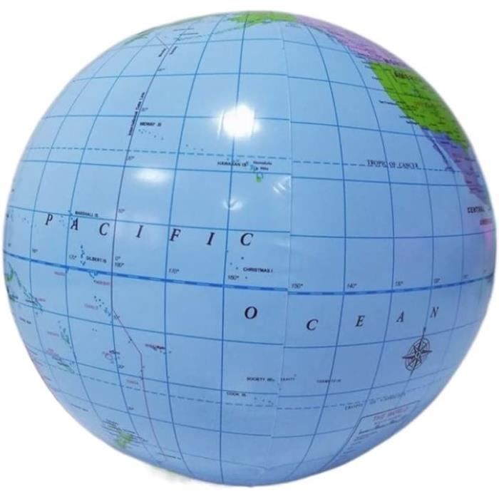 Lot De 2 Globes Gonflables Pour Enfants - PVC, Ø ~15 Cm - Jouet Éducatif Pour Plage, Piscine Ou Apprentissage