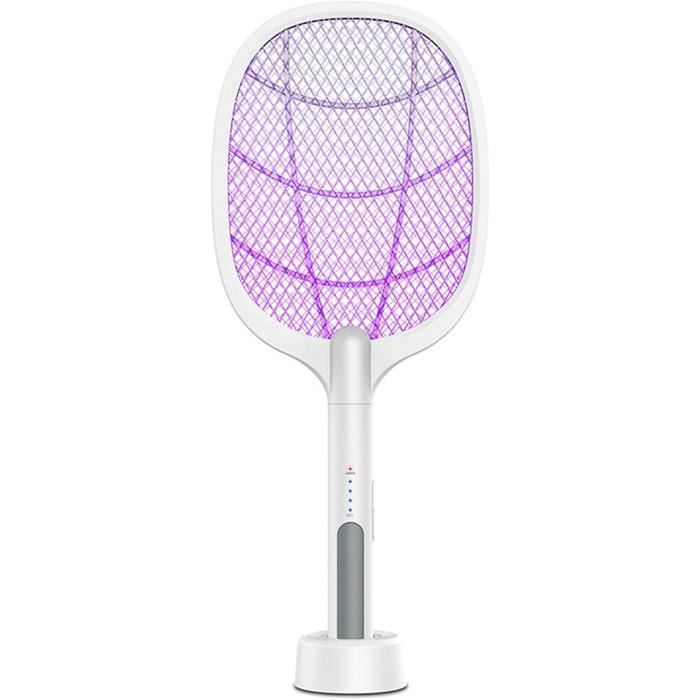 OZAVO Raquette Anti Moustique Électrique 3000V USB Rechargeable 2 En 1 Tapette Anti-Moustique - 7