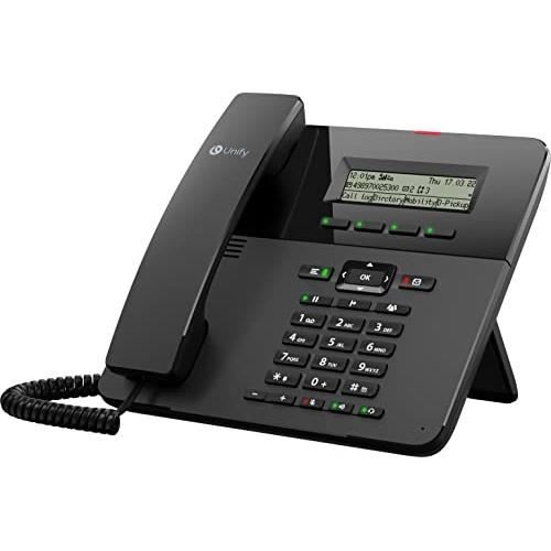 Unify OpenScape Desk Phone CP210 - Téléphone de bureau noir