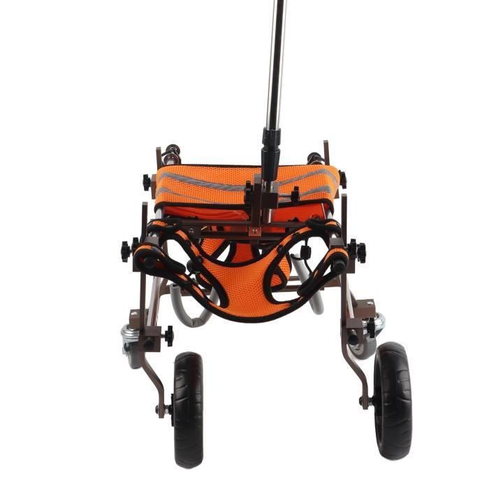 Meilleurs prix pour Vvikizy Chariot pour animaux de compagnie 4 roues en alliage d'aluminium avec poignées