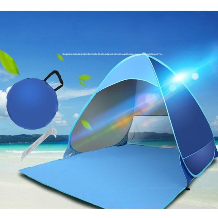 Tente De Plage Pop-Up Portable, Extra Légère, Automatique, Pour 1 À 2