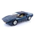 Voiture Miniature de Collection - NOREV 1/18 - FERRARI 308 GTS - European version 1982 - Metal Blue - 187933-1