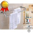 CONFO® porte-serviettes de salle de bain en acier inoxydable mural fixation 60 * 57 * 12 cm intérieur bain douche design à fixer sol-1