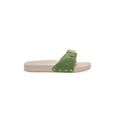 Sandale Femme SCHOLL PESCURA FLAT Suede - Vert - Boucle de serrage-1