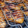 PrixPrime - Grille barbecue double en fer galvanisé avec fermeture réglable de 50 x 50 cm-1