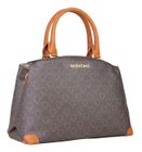 Sac à Épaule VALENTINO Lady Re Shopping Bag - Couleur Moro/Nero (Marron/Noir) - Neuf Avec Étiquettes - Italie