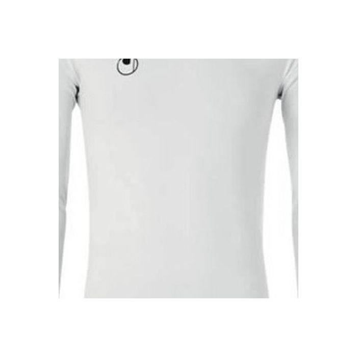 Sous-vêtement Thermique Homme 100% Coton Jack & Jill - Col V, Manches Longues, Blanc, Taille Regular