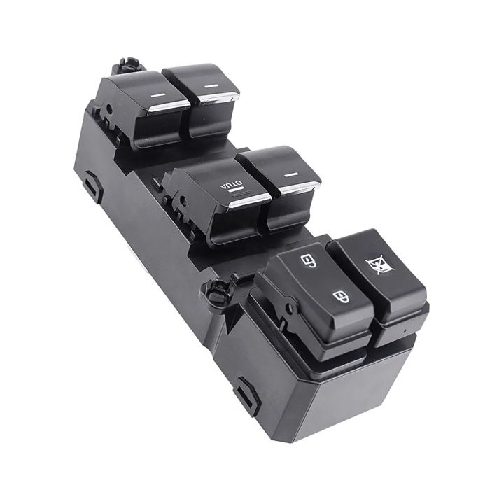 Interrupteur de lève-vitre électrique 935762S000 compatible avec Tucson ix35 2009-2021 pièces de rechange automobiles Noir