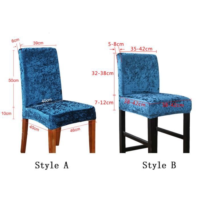 Housses de siège, lot de 6, housses de chaise extensibles, fauteuil à bascule, housses Housses de siège, lot de 6, housses de chaise extensibles, fauteuil à bascule, housses
