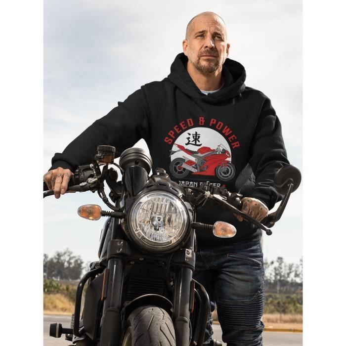 Sweat sales homme moto