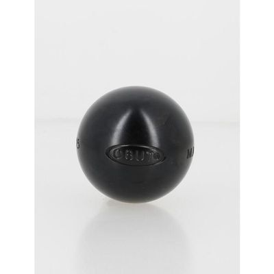 Obut Match Plus 76mm - Boules De Pétanque Professionnelles Noires 700g Strie2