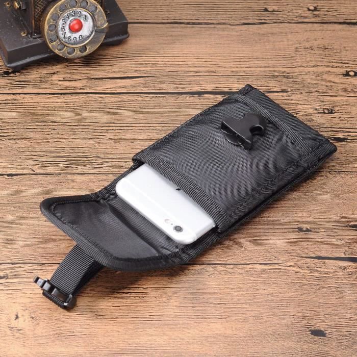 Nylon Étui de Téléphone Portable Holster Housse Ceinture Pochette