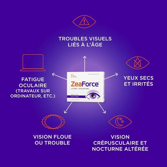 Zeaforce ZeaForce – Des yeux en parfaite santé Formule liquide pour une ...