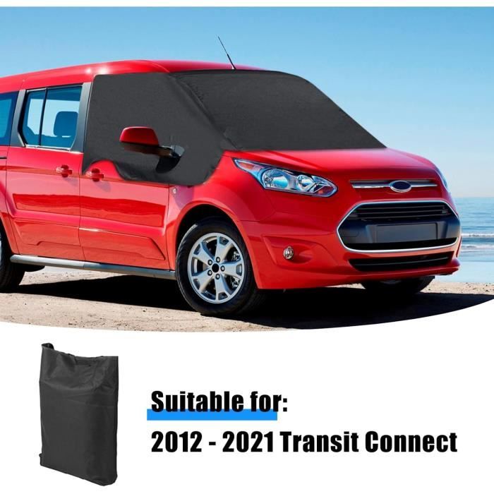Housse Pare-brise QWORK Pour VW T6 - Tissu Oxford 600D PVC, Protection Toutes Saisons