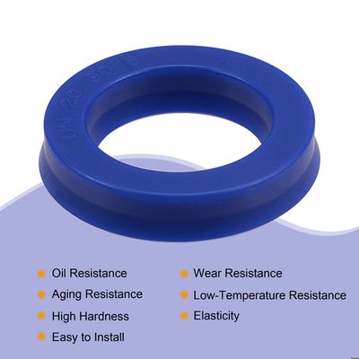 Joint D'arbre Radial UN En PU Bleu - 40mm ID X 48mm OD X 6mm - Pour Vérins Hydrauliques Et Cylindres Industriels
