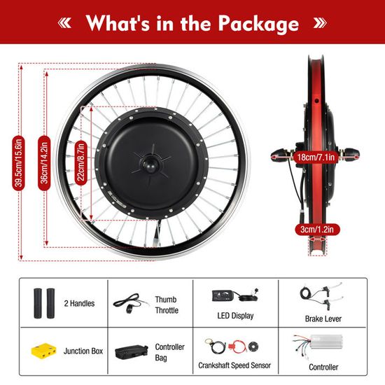 Kit de Conversion de Vélo électrique, Kit de Contrôleur de Vitesse de Vélo 36V 48V avec Panneau S810 pour Moteur 250W