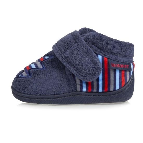 Isotoner Chaussons Bottillons Mixte bébé Marine 