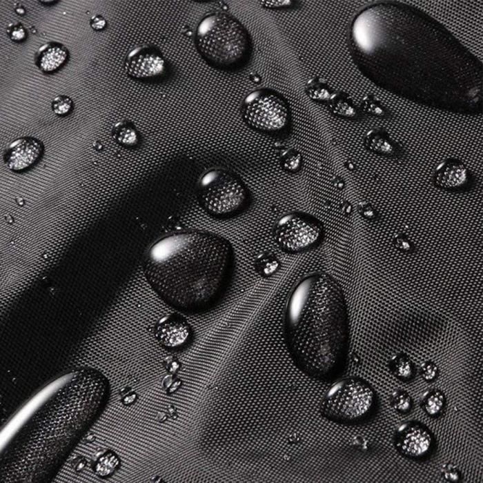 Honeyhouse Housse De Protection Pour Boîte De Rangement De Jardin Avec Fermeture éclair étanche Pour Extérieur Et Intérieur (130 X 60 X 71 Cm, Noir