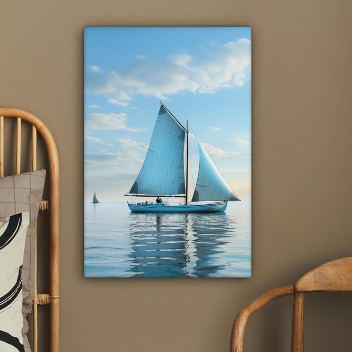 Peinture Nature Paysage Impression sur Toile-Bateau Bateau