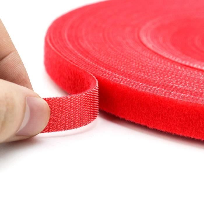 HUAZIZ 6 Rouleaux Sangles De Câble Réutilisables 6 Couleurs - Organisateur De Fils Et Câbles