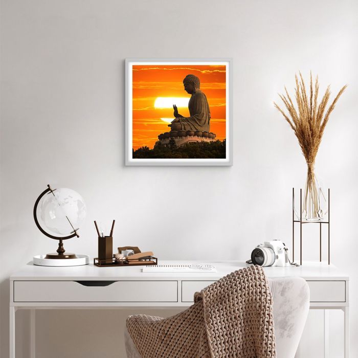 Affiche Decoration Murale Architecture Morceau Noir Et Blanc Moderne Poster Cadre Chêne Clair 40x30cm Deco Affiches Murales Tableau Decoration Salon