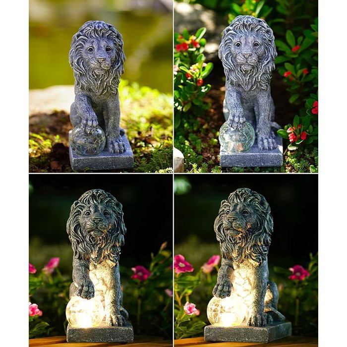 Figurines solaires dansantes,statue de tableau de bord à 3 têtes mort–Résistante aux intempéries