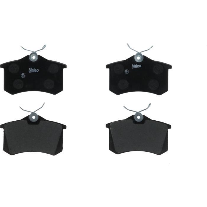 VALEO Plaquettes de frein First 301780 Jeu de 4 plaquettes