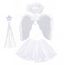 Docteur Ffi3f Ange Costume Set Baguette Fee Tutu Jupe Aile D Ange Ange Halo Bandeau Ensemble De 4 Blanc Achat Vente Docteur Veterinaire Cdiscount