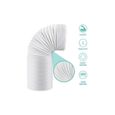 Tuyau Clim Mobile 13 cm, Flexible 32-150 cm, Universel & Évacuation Efficace