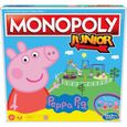 Monopoly Junior - Jeu de societe Peppa Pig Edition pour 2 a 4 joueurs - Jeu d'interieur pour enfants a partir de 5 ans-0