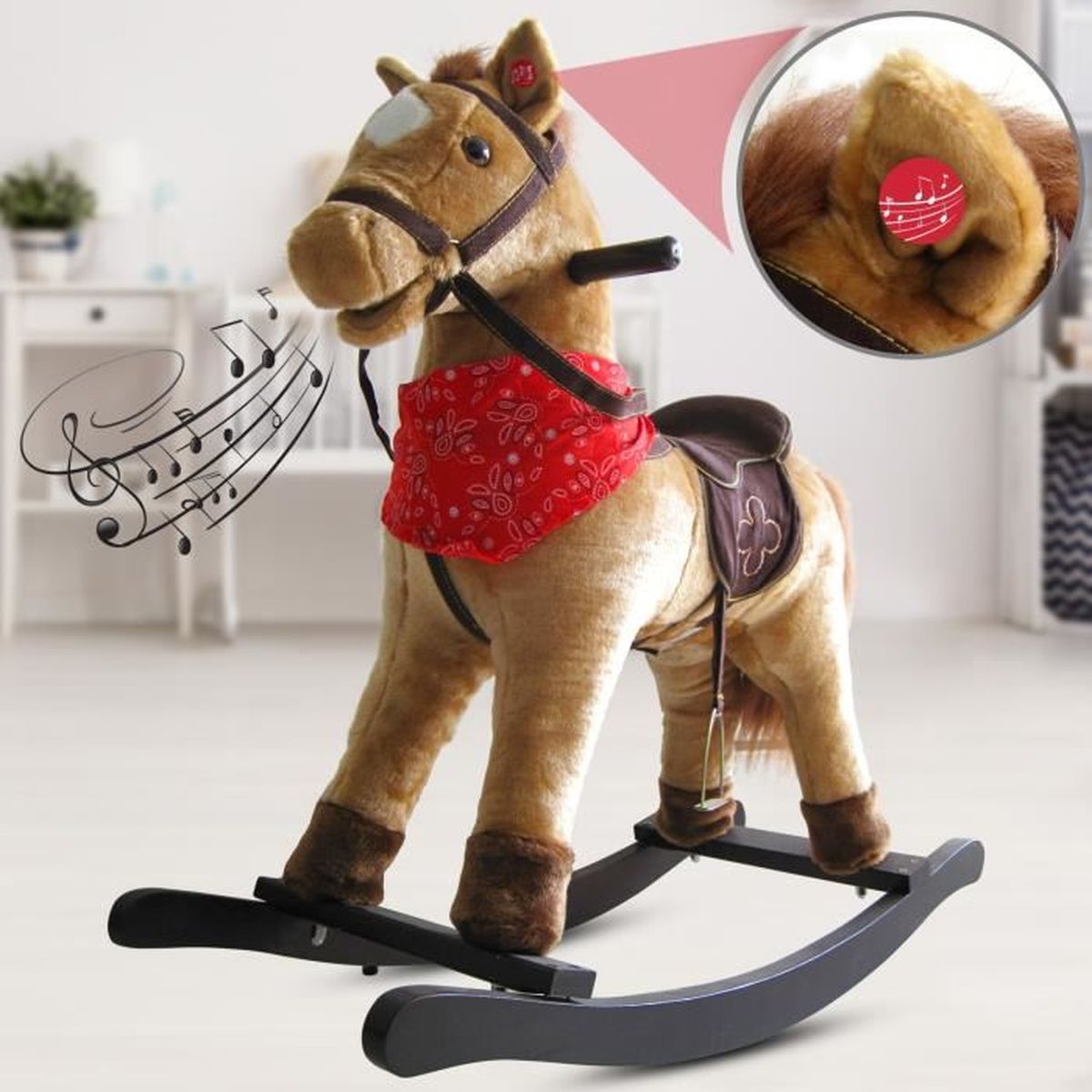 cheval à bascule maxi toys