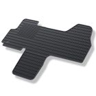 MOSSA Tapis de sol en caoutchouc adapté pour Fiat Ducato III Van (2007-2014) - tapis de voiture - noir 1