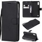 RASENA Housse étui - Samsung - Galaxy A10 - Noir - PU Cuir - Portefeuille Flip Case