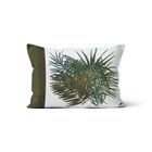 Housse de coussin 32x50 cm AMAZONIE blanc, par Soleil d'Ocre