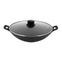 Krisberg wok en fonte avec couvercle 31cm KS2561