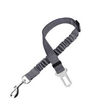 Ceinture de sécurité de voiture corde de chien élastique rétractable corde de sécurité réfléchissante corde de traction(Gris)