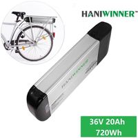 Batterie de support arrière HANIWINNER HA074-04 pour vélo électrique NAKXUGALAXY Xds - 36V 20Ah 720Wh - Port USB