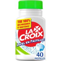 LACROIX Javel en pastilles désinfectant - 40 Pastilles