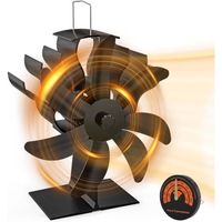 Ventilateur de poêle à bois - Ventilateur à 6 lames à suspendre pour Ventilateur de poêle à bois - Ventilateur à 6 lames à suspendre pour