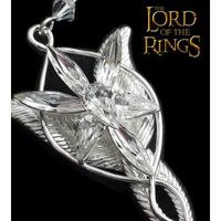Collier 'Seigneur Des Anneaux' - Pendentif Papillon D'Arwen - Noble Collection - Argent Plaqué - Occasion