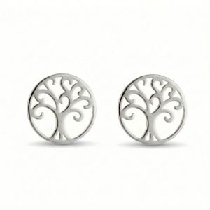 Boucles D'oreilles Arbre De Vie En Argent 925 - Pendantes - Marque Coquelicot Et Coccinelle - Neuf Avec étiquettes