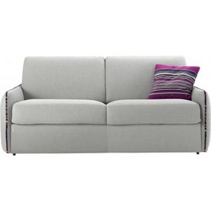 Canape Convertible Rapido 3 Places Barbara Gris Achat Vente