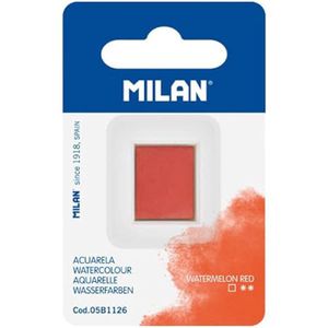 PEINTURE AQUARELLE MILAN® Remplacement aquarelle au format moyen godet, rouge pastèque